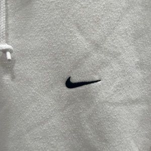 Nike, medium white hoodie, lightly worn